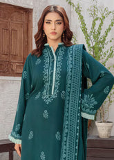 LSM Lakhany Printed Pashmina 3 Piece Unstitched Suit LSM25PP D-LG-RK-0082-C
